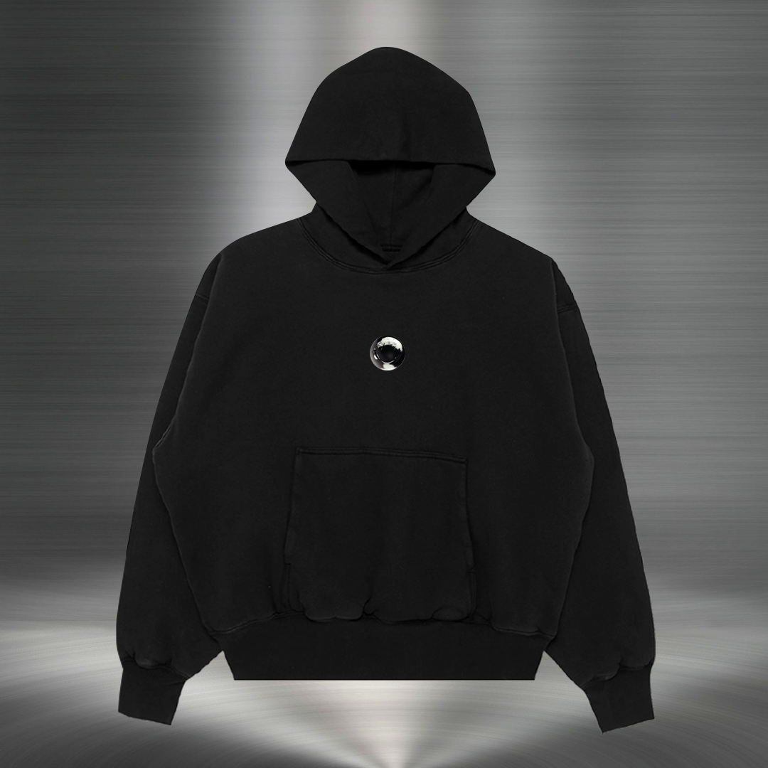 HOODIE NEGRO SMILEY